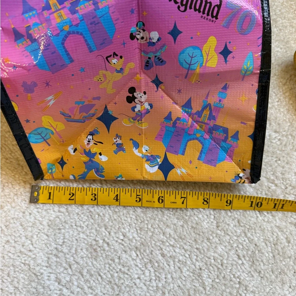 Disneyland Resort 70th Anniversary Reusable Tote Bags – Lot of 2 🎉